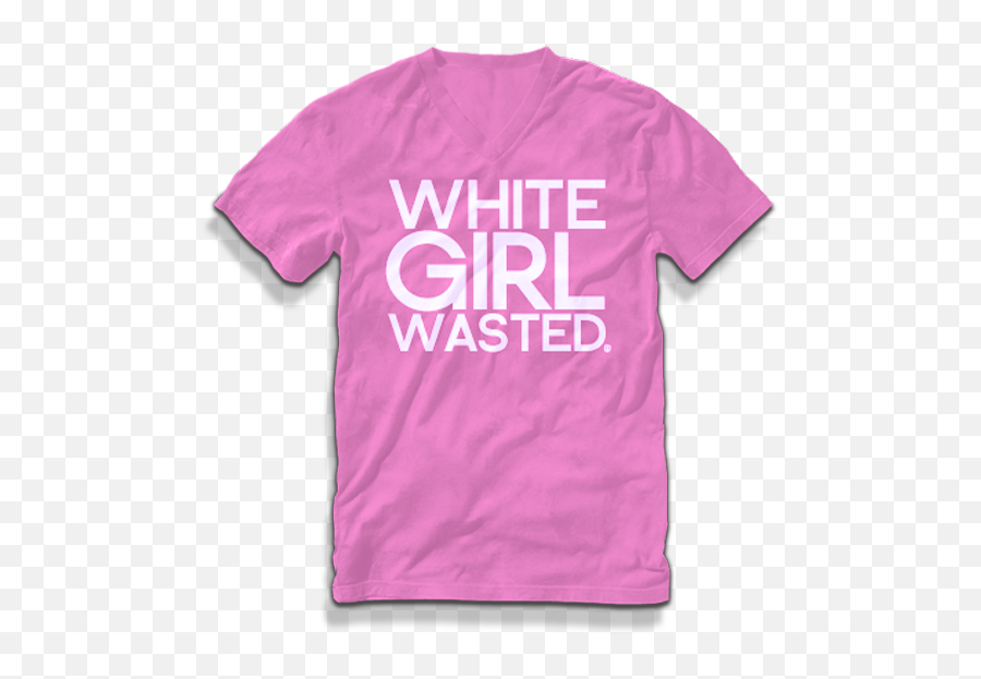Jenna Marbles White Girl Wasted V Neck - Short Sleeve Emoji,Wasted Png