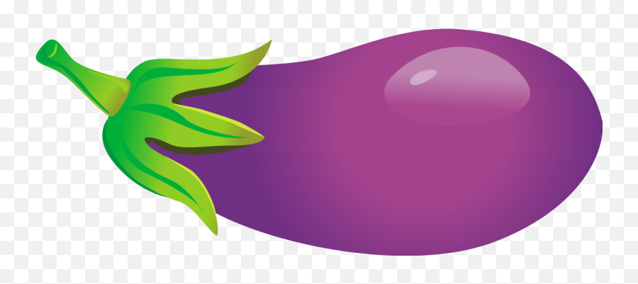 Eggplant Clip Art - Fresh Emoji,Eggplant Clipart