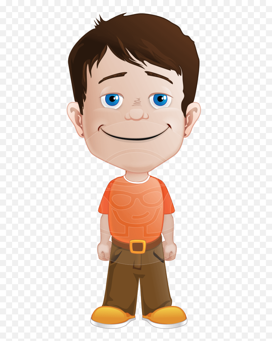 Good Clipart Satisfied - Boy With Belt Cartoon Emoji,Good Clipart