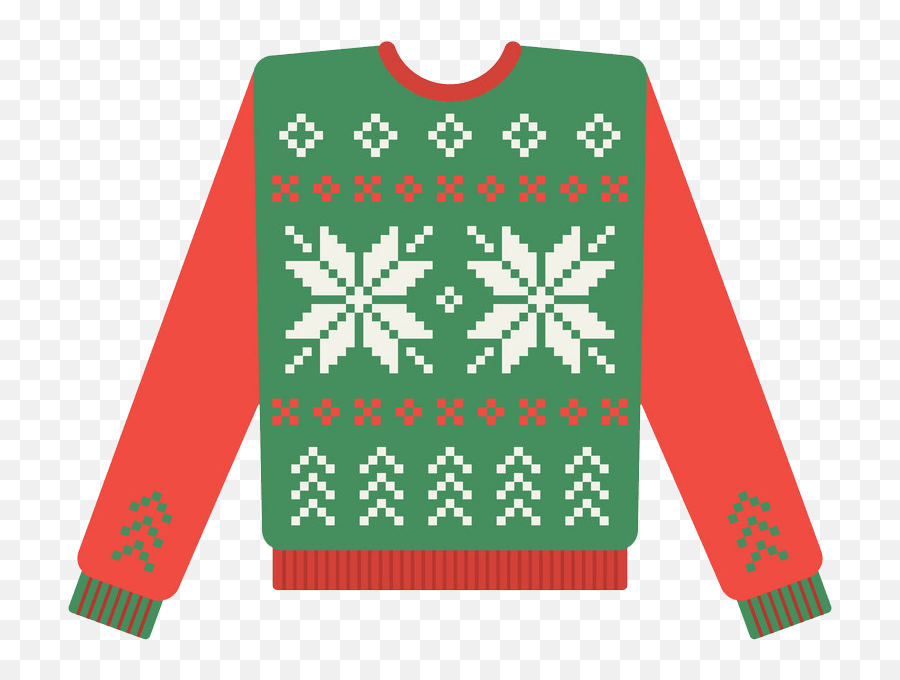 Christmas Sweater Clipart - Long Sleeve Emoji,Christmas Sweater Clipart