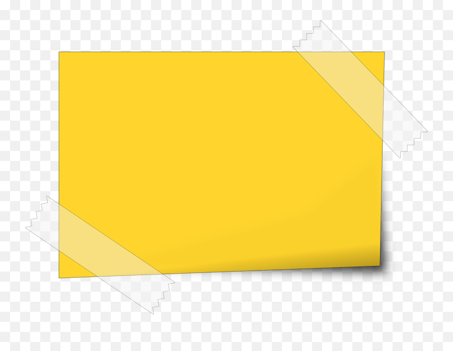 Clipart Paper Sticky Note Clipart - Horizontal Emoji,Sticky Note Png
