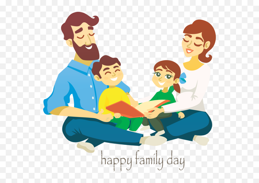 Family Day People Cartoon Sharing For Happy Family Day For Emoji,Happy People Png