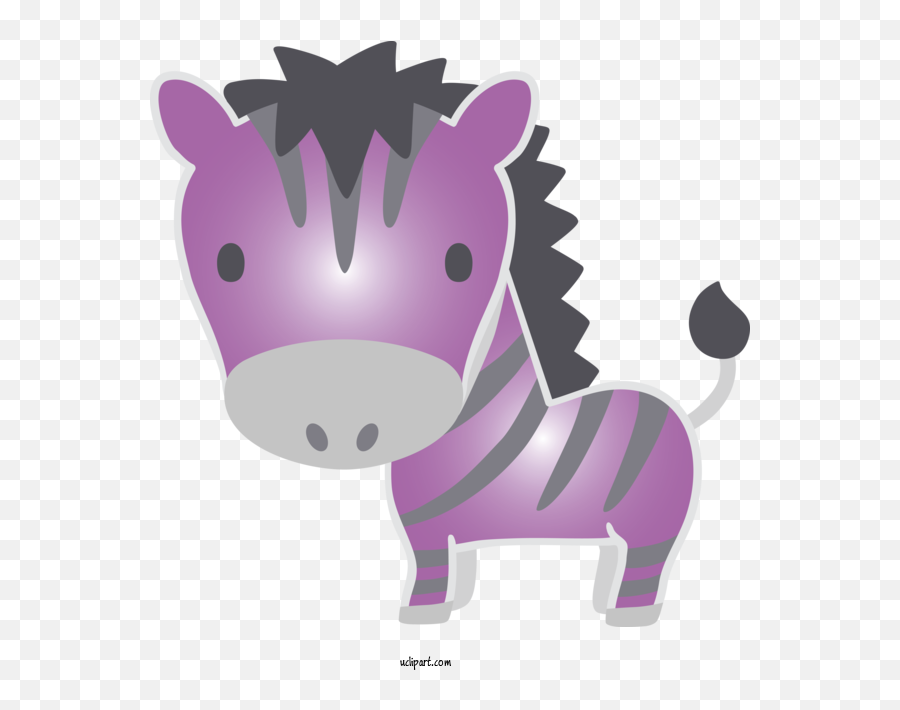 Hamster Cartoon Purple Violet For Baby Animal - Baby Animal Emoji,Baby Zebra Clipart