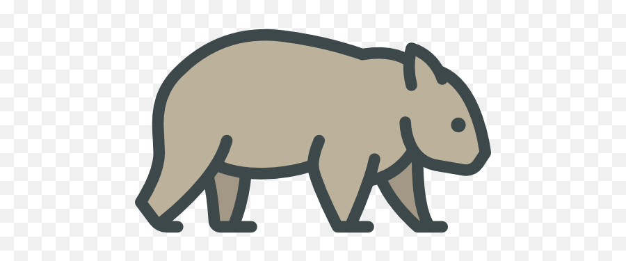 Wombat Icon - Clipart Best Clipart Best Emoji,Animal Kingdom Clipart