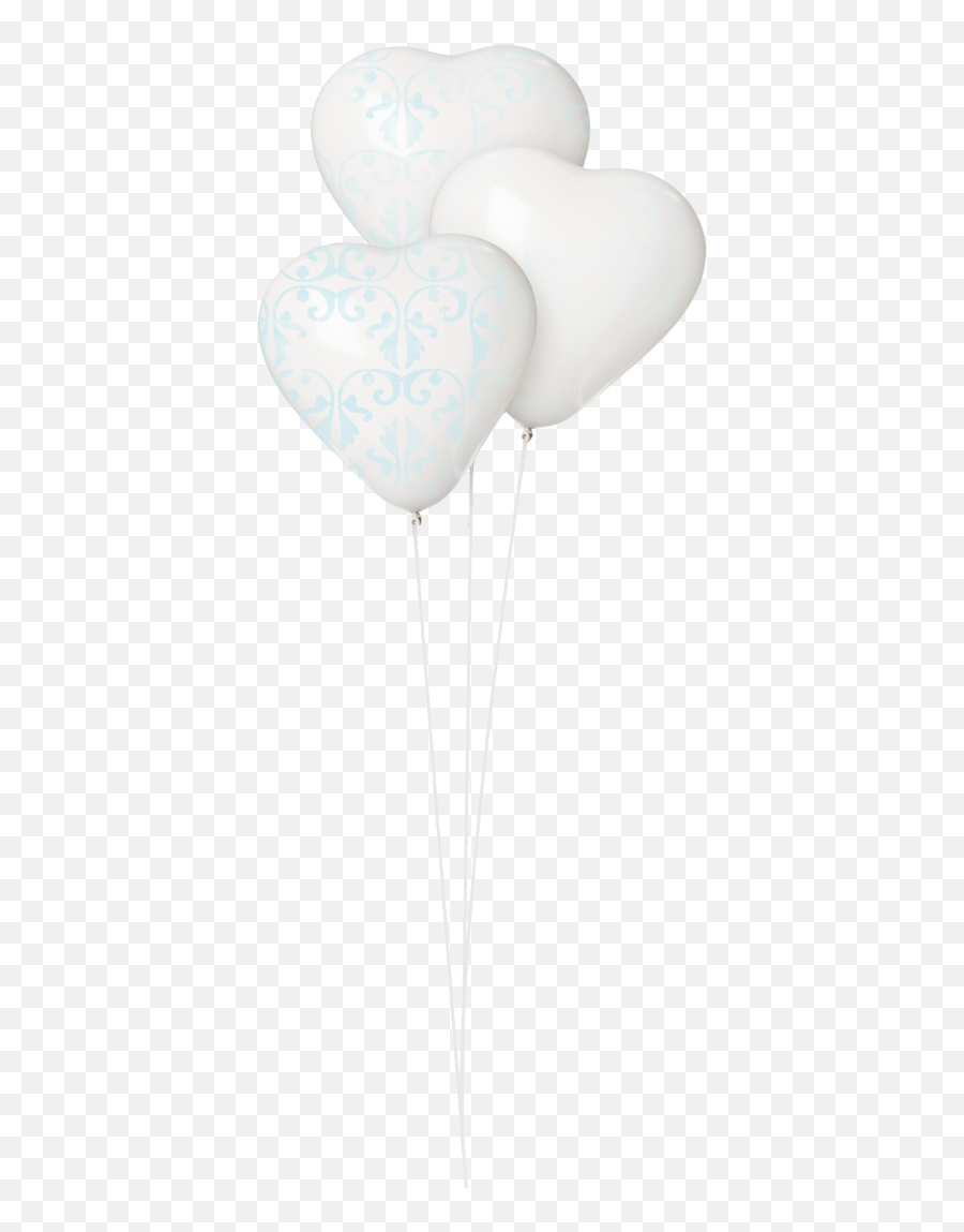 Heart Rope - White Heartshaped Balloon Png Download 640 Emoji,White Heart Clipart
