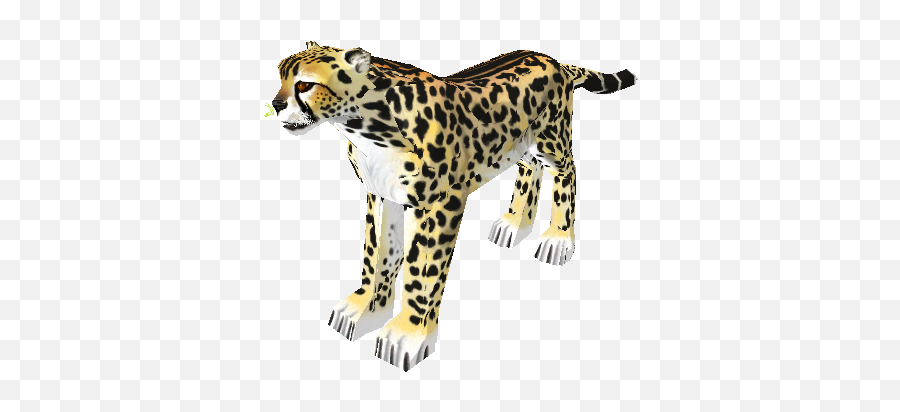 Jaguar Transparent Zoo Tycoon - Cheetah Clipart Full Size Animal Figure Emoji,Jaguar Clipart