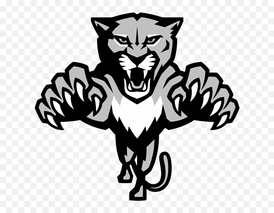Florida Panthers Logo Black And White - Florida Panthers Logo Emoji,Florida Panthers Logo