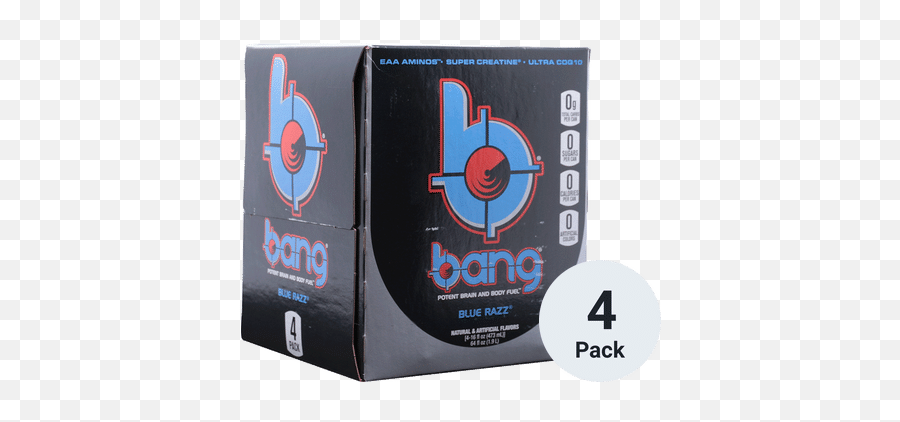 Bang Blue Raz Total Wine U0026 More - Bang Blue Razz 4 Pack Emoji,Bang Energy Logo
