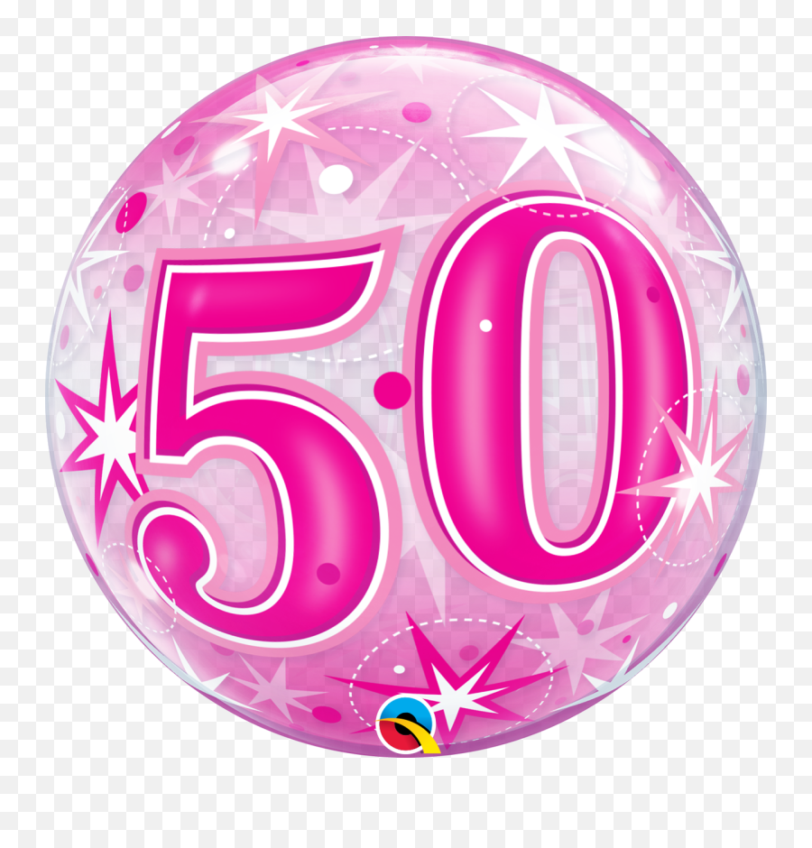 22 Single Bubble Packaged 30 Pink Starburst Sparkle - Girly Emoji,Pink Balloons Png