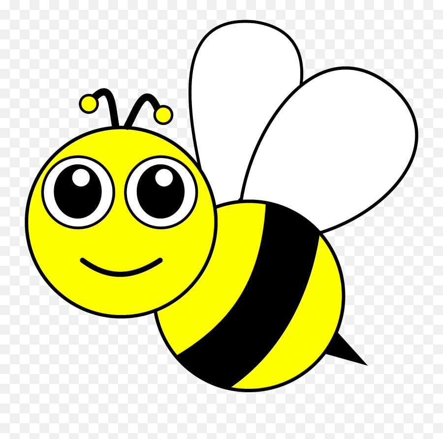 Cute Bee Clipart - Bee Clipart Emoji,Bee Clipart