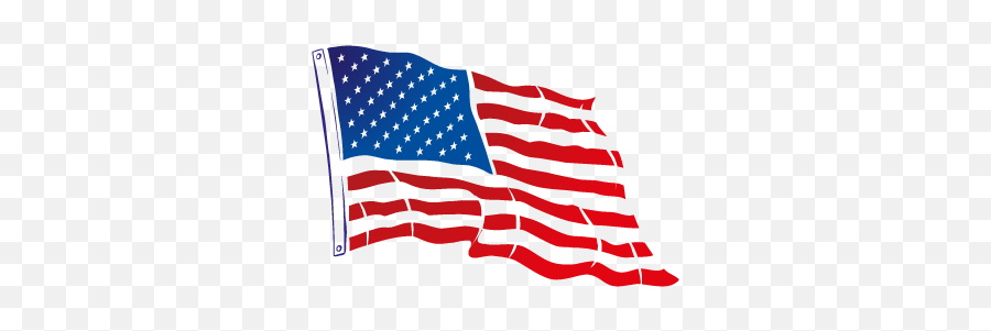 Flag Of Usa Flying Vector Logo - Logo Vector Flag Logo Of Us Emoji,Usa Logo