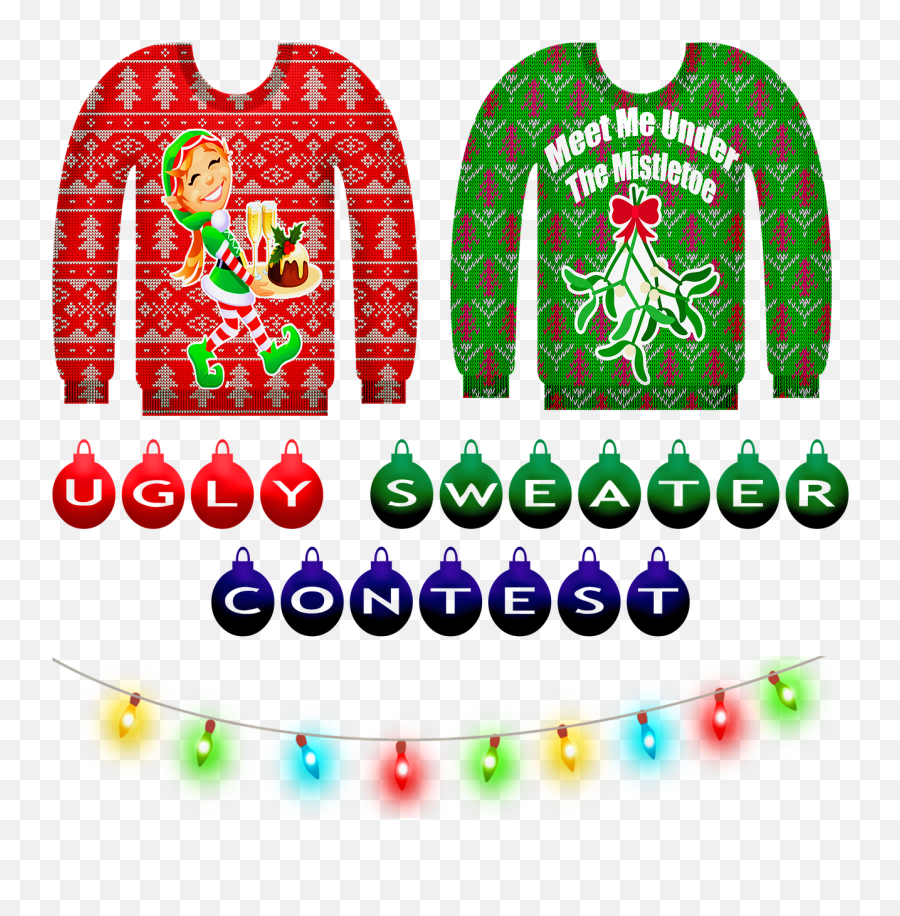 Ugly Christmas Sweater - Christmas Jumper Png Free Emoji,Christmas Sweater Clipart
