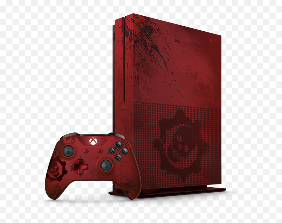 Official U0027gears Of War 4u0027 Xbox One S Forged By Monster Claws - Gears Of War 4 Xbox One Console Emoji,Gears Of War Logo