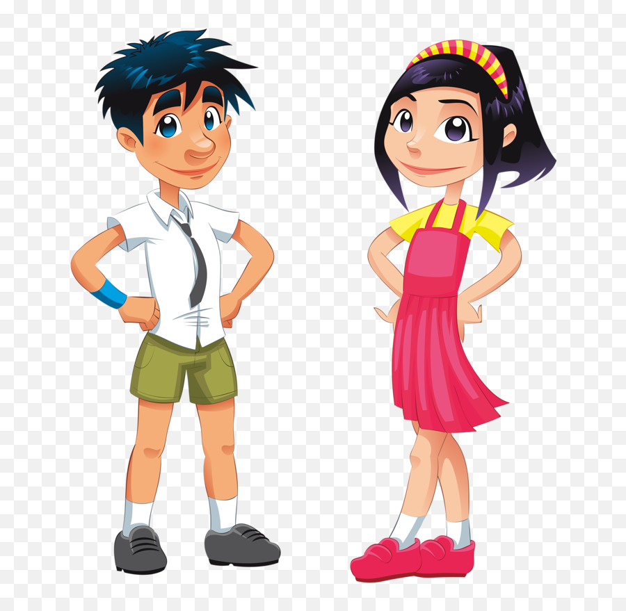 Girl Cartoon Characters Cartoon Outfits Art Emoji,Teenage Girl Clipart