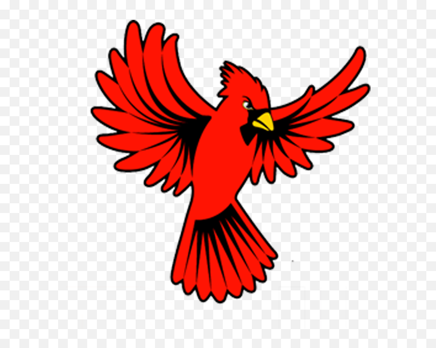Cardinal - Cardinal Wings Open Clipart Png Download Full Emoji,Red Cardinal Clipart