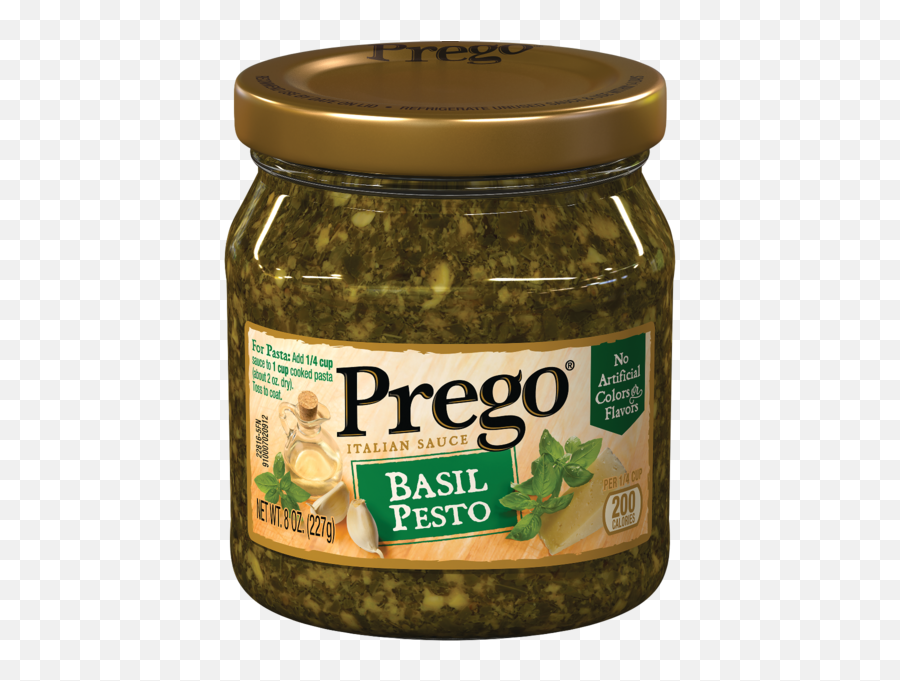 Basil Pesto - Prego Pesto Sauce Full Size Png Download Emoji,Sauce Png