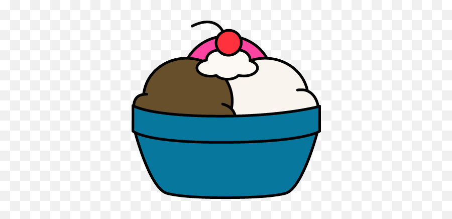 Ice Cream Clip Art - Clipart Bowl Ice Cream Emoji,Ice Cream Clipart