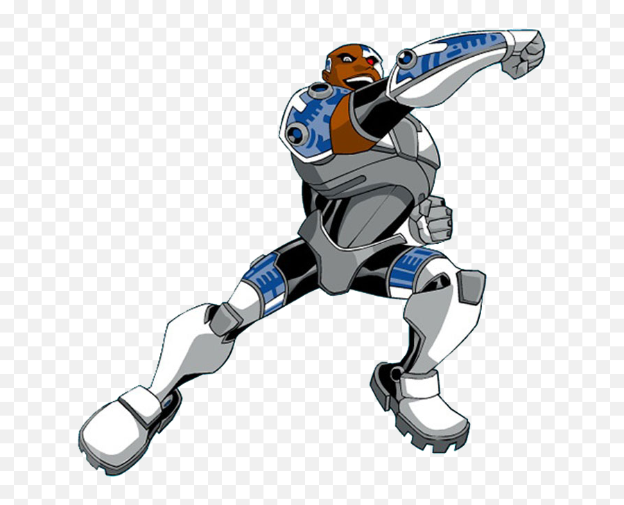 Check Out This Transparent Teen Titans - Cyborg Fighting Png Emoji,Fighting Png