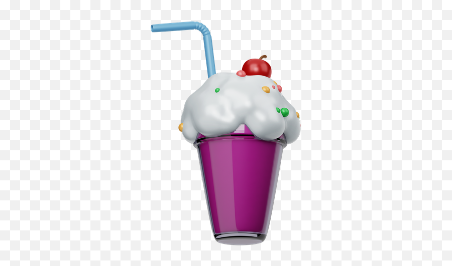 Premium Milkshake 3d Illustration Download In Png Obj Or Emoji,Milkshake Png