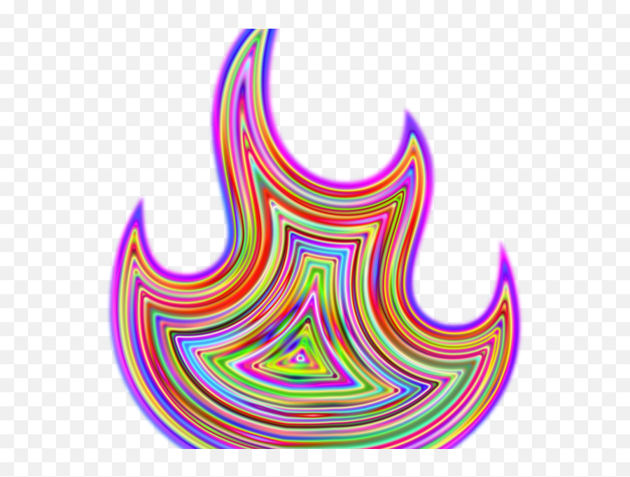 This Free Icons Png Design Of Prismatic Fire Enhanced Emoji,Purple Fire Png
