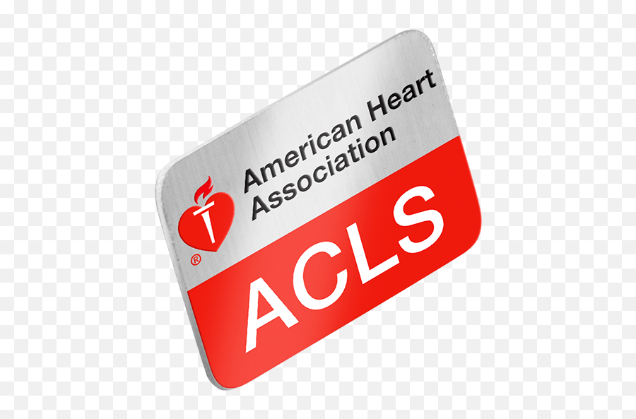 Acls Lapel Pin - Pals Aha Emoji,American Heart Association Logo
