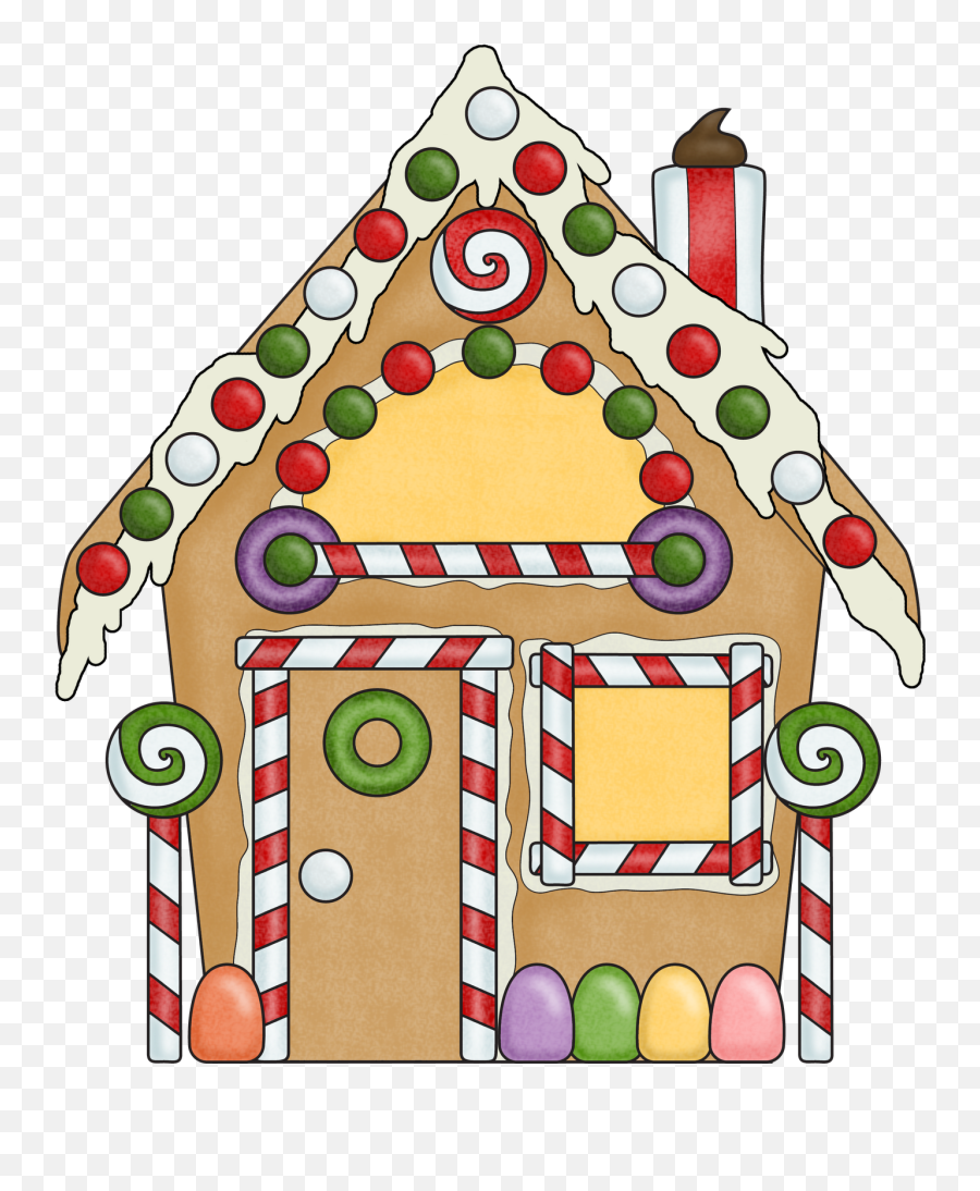 Gingerbread House Clipart Vector - Gingerbread House Clip Art Emoji,Gingerbread House Clipart