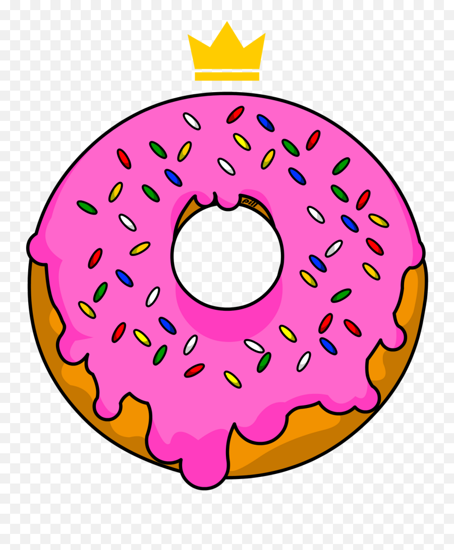 Donut Clipart Galaxy - King Donut Logo Full Size Png Donut Logo Png Emoji,Galaxy Clipart
