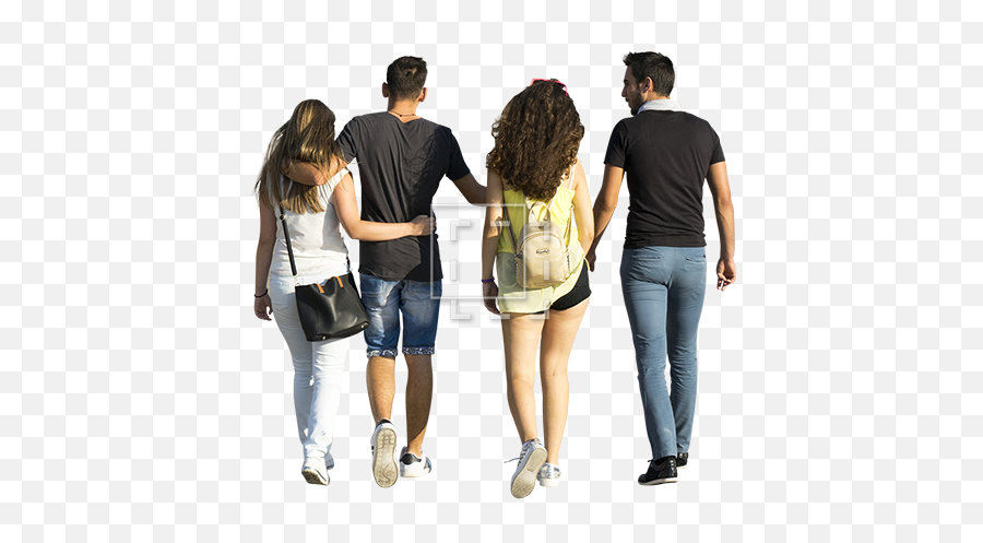 Download Hd Group Of People Walking Png Svg Black And White - Young People Walking Png Emoji,People Walking Png