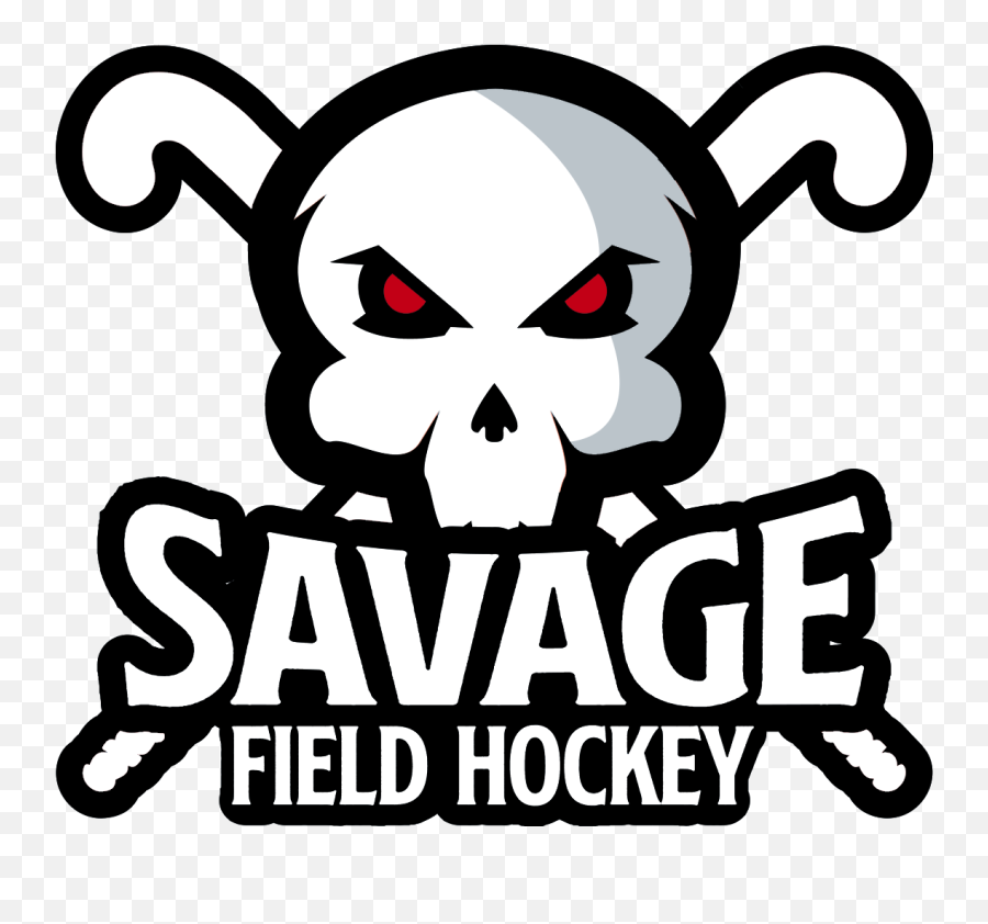 Savage Field Hockey Logo Outline With - Field Hockey Logos Emoji,Shadow Logo