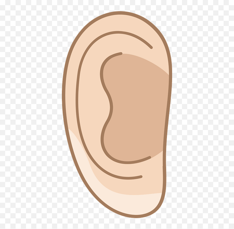 Ear Clipart - Vertical Emoji,Ear Clipart