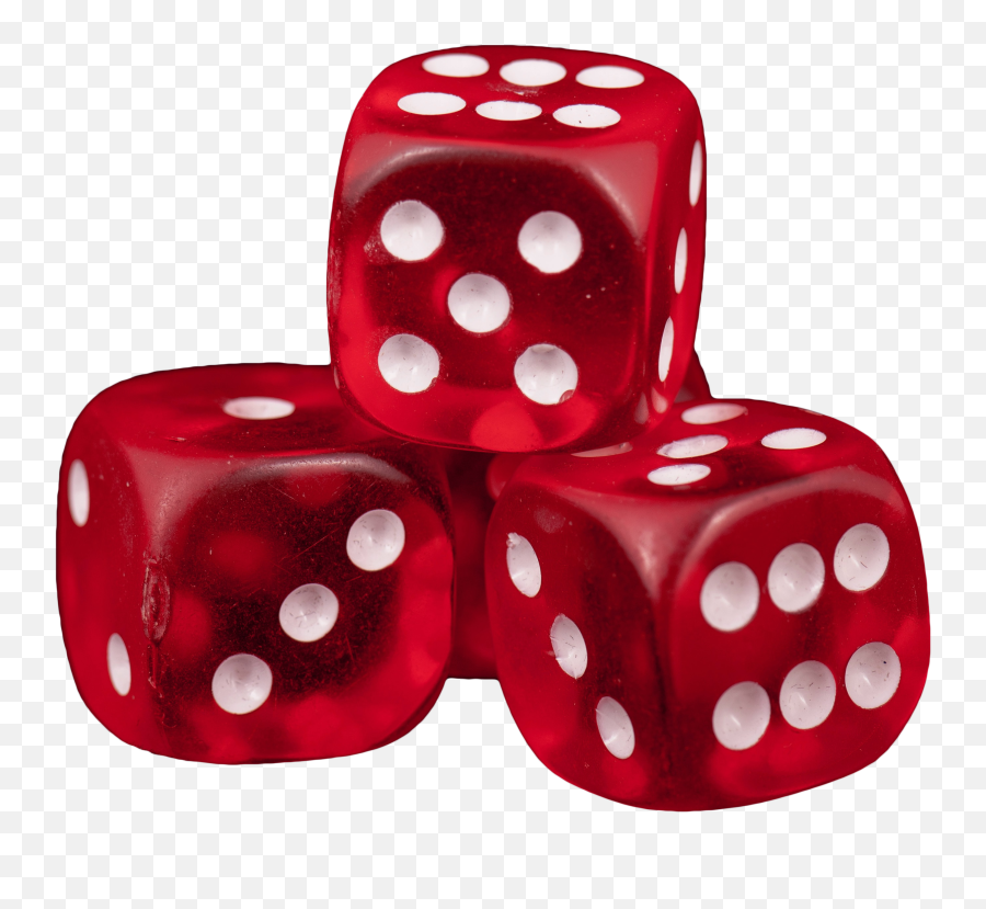 Download Free Png Three Red Dice - Red Dice Png Emoji,Dice Transparent Background