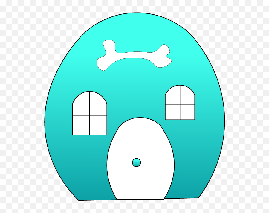 Download Cute Dog House Clipart - Dot Emoji,House Clipart Transparent