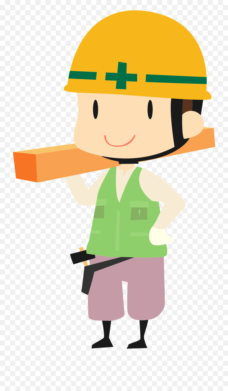 Caleb Construction Worker Clipart Free Download Emoji,Worker Clipart