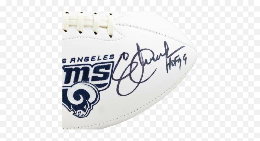 Marshall Faulk Los Angeles Rams Signed - Football Autographed Paraphernalia Emoji,St Louis Rams Logo