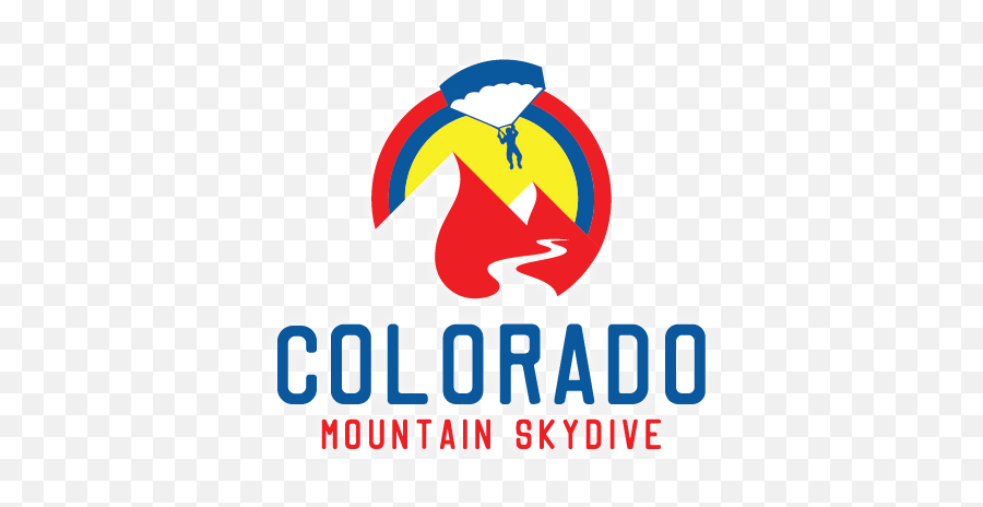 Experience Skydiving In Colorado - Colorado Mountain Skydive Colorado Mountain Skydive Emoji,Red Logo With Mountains