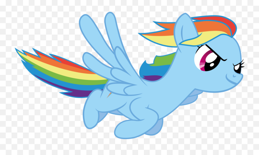 Rainbow Dash Flying Transparent Image - Rainbow Dash Flying Png Emoji,Rainbow Dash Transparent