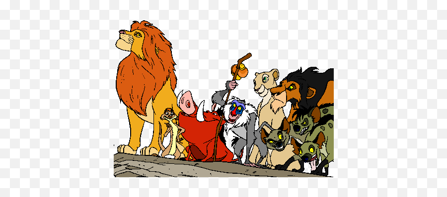 The Lion King Clipart Lion Family - Lion King Free Clip Art Lion King Background Clip Art Emoji,King Clipart
