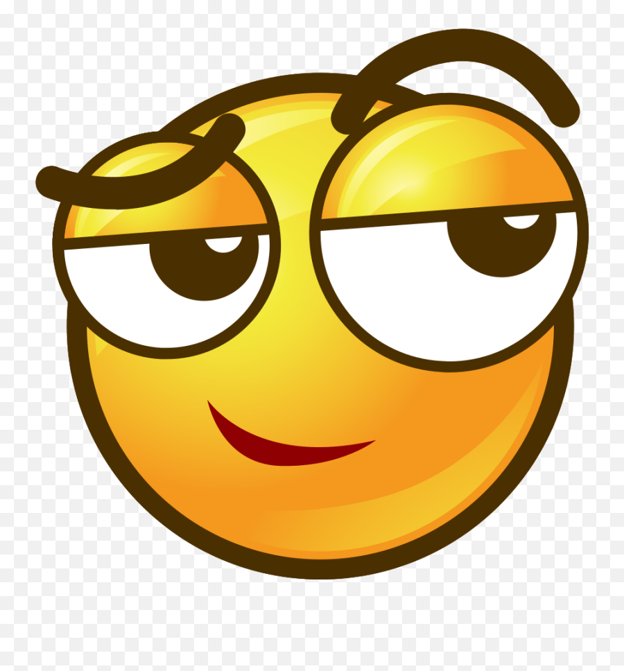 Free Emoji Circle Face Smirk Png With - Happy,Emoji Png