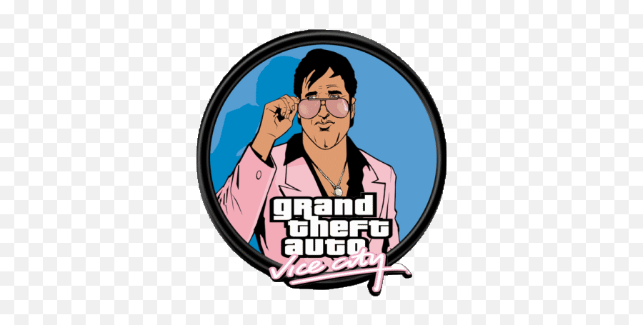 Gif Gta - Vice City Grand Theft Auto Video Games Multi Media Emoji,Gta Vice City Logo