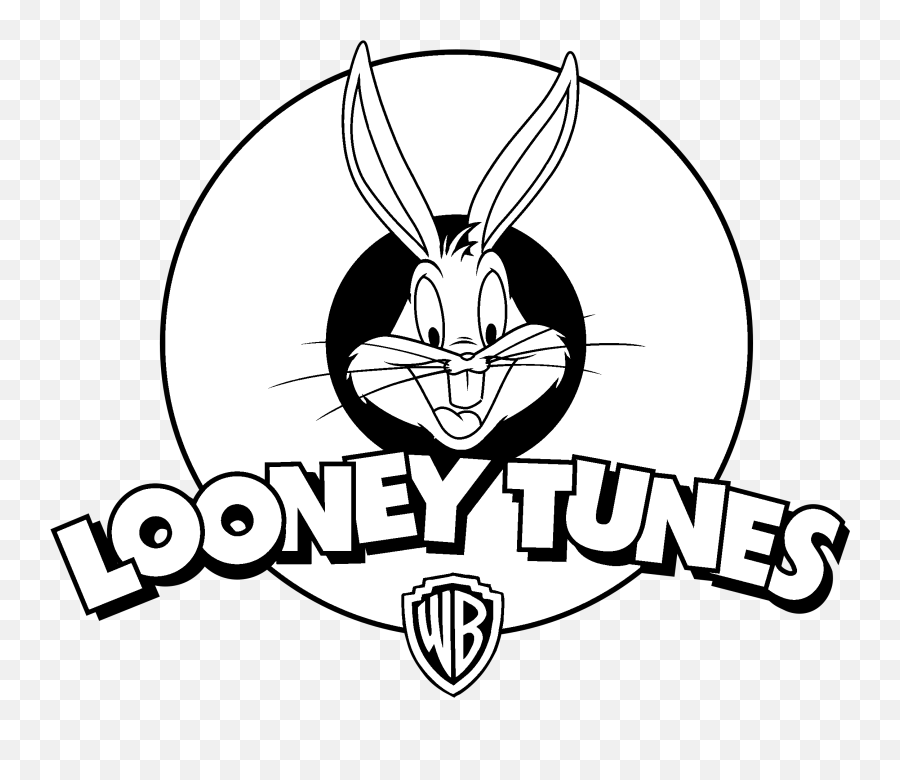White - Looney Tunes Drawings Emoji,Looney Tunes Logo