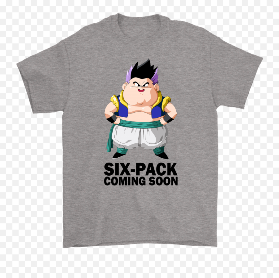 Six Pack Coming Soon Fat Gotenks Dragon Ball Shirts U2013 Nfl T Emoji,Gotenks Png