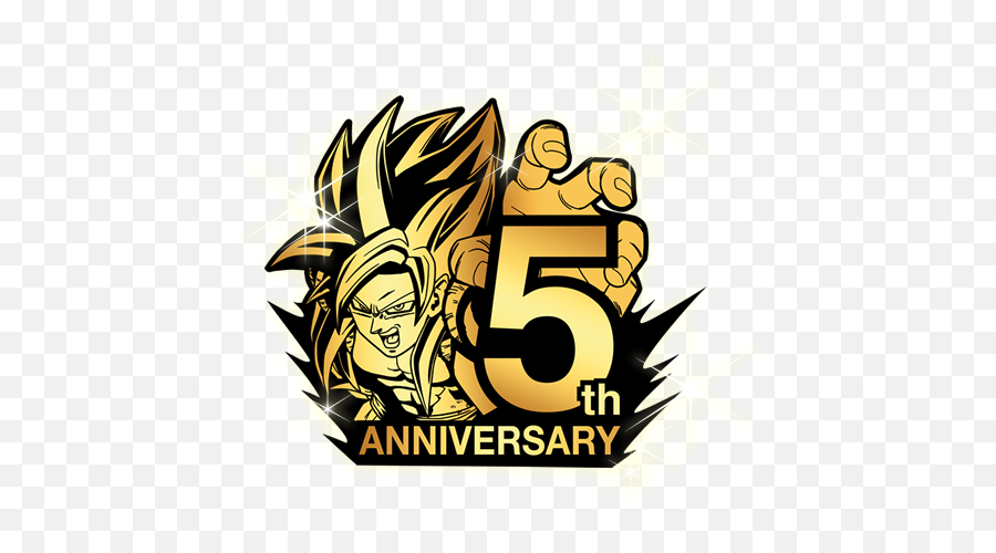Logo 5th Anniversary - Dragon Ball Heroes Logo 484x419 Emoji,Dragonball Logo