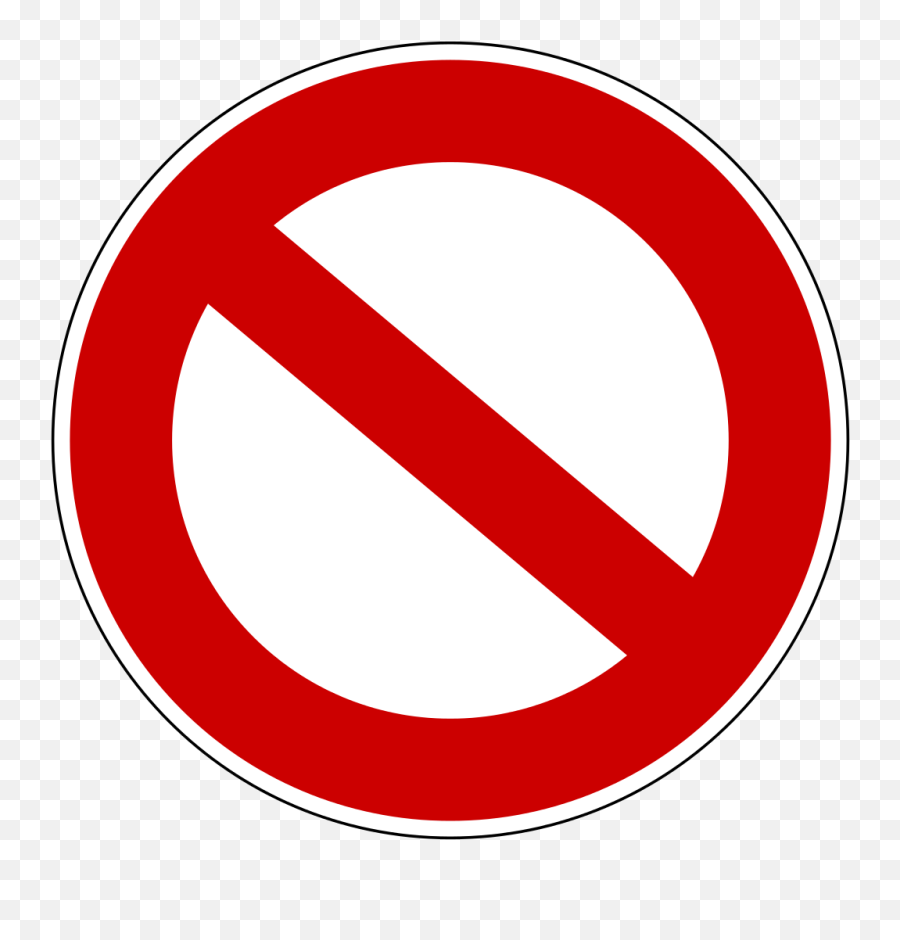 No Symbol Clip Art - Sign Stop Png Download 10241024 Warren Street Tube Station Emoji,No Clipart