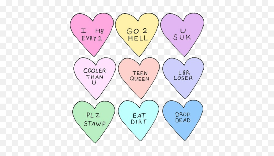 Hearts Heart And Transparent Image - Candy Hearts Tumblr Emoji,Tumblr Heart Transparent