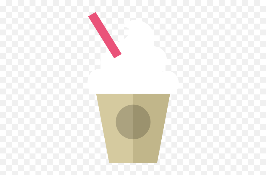 Milkshake Fast Food Sweet Icon - Free Download Emoji,Milkshake Png