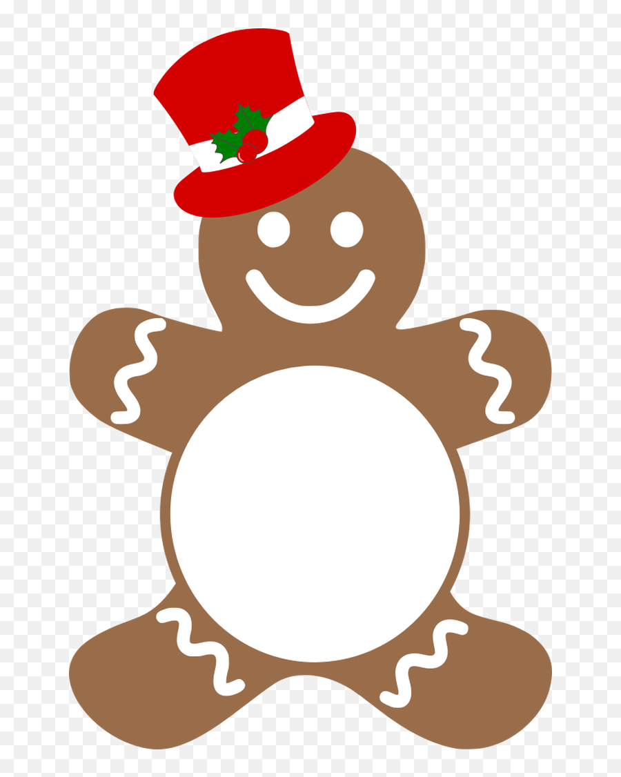 A New Gingerbread Man Has Been Added To Our Collection - Christmas Gingerbread Girl Gingerbread Svg Emoji,Gingerbread Man Clipart