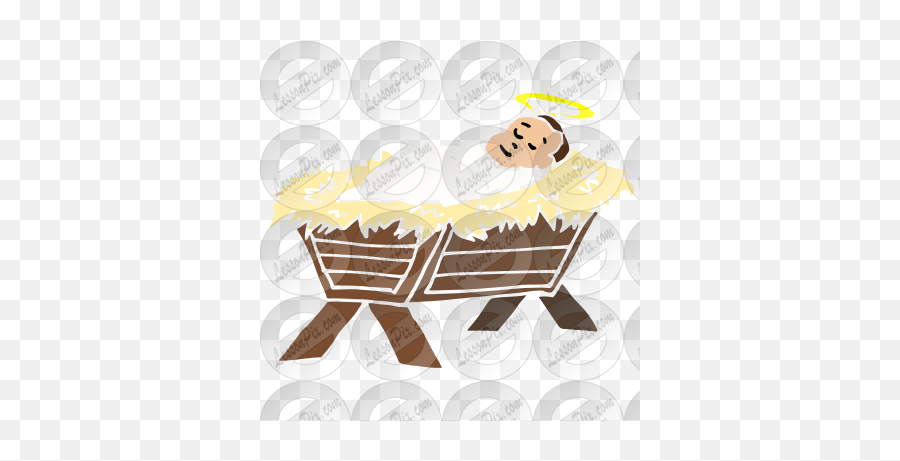 Baby Jesus Stencil For Classroom Therapy Use - Great Baby Emoji,Birth Of Jesus Clipart