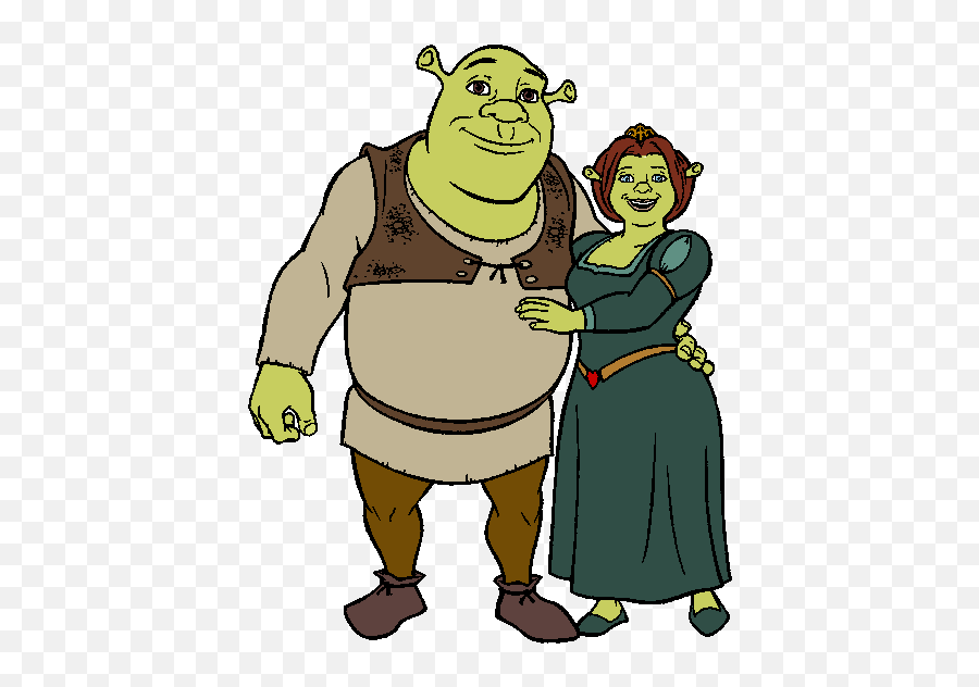 Library Of Sherk Vector Png Files Clipart Art 2019 - Shrek Characters Clip Art Emoji,Shrek Transparent