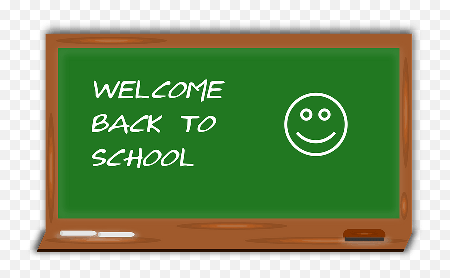 Welcome Back Message Clipart - Happy Emoji,Welcome Back To School Clipart