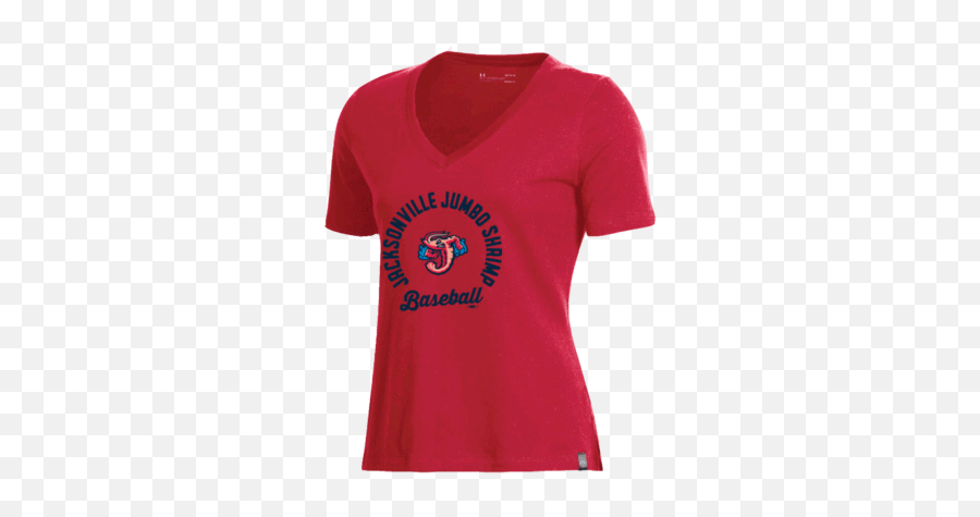 Under Armour U2013 Jacksonville Jumbo Shrimp Official Store - Short Sleeve Emoji,Under Armor Logo